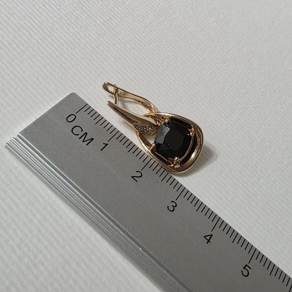 Сережки из медицинского золота с позолотой 3085795226 фото