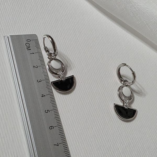 Сережки из медицинского золота с позолотой 3098950110 фото
