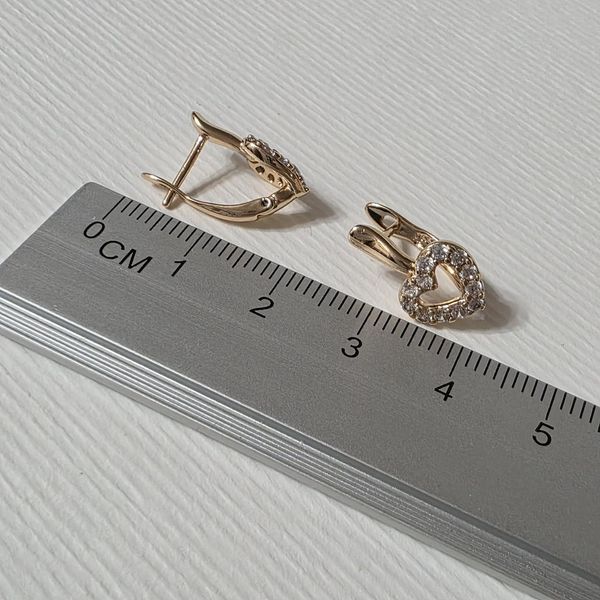 Детские Сережки из медицинского золота с позолотой 3125146196 фото