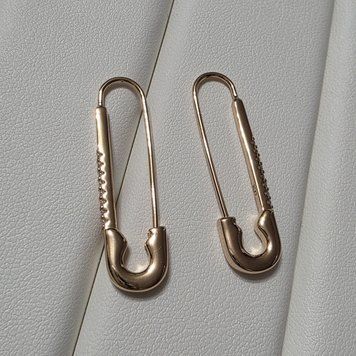 Сережки из медицинского золота с позолотой 3085656862 фото