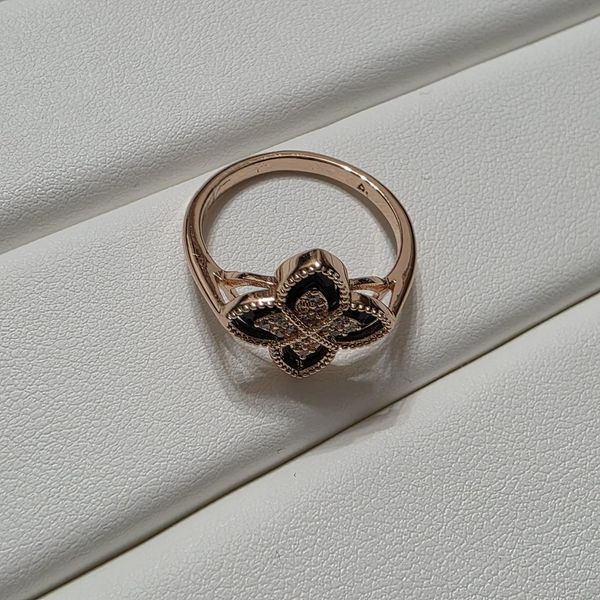 Каблучка з медичного золота з позолотою 3091498321 фото