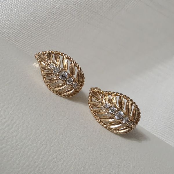 Сережки из медицинского золота с позолотой 3206563418 фото