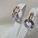 Сережки из медицинского золота с позолотой 3098975148 фото 4