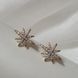 Сережки из медицинского золота с позолотой 3206570807 фото 4
