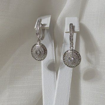 Сережки з медичного золота з позолотою 3206546600 фото