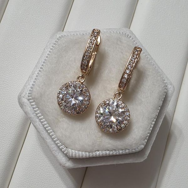 Сережки з медичного золота з позолотою 3134166577 фото
