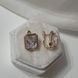Сережки из медицинского золота с позолотой 3085764999 фото 8
