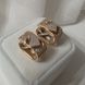 Сережки из медицинского золота с позолотой 3085769989 фото 10