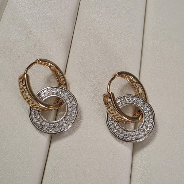 Сережки из медицинского золота с позолотой 3085807931 фото