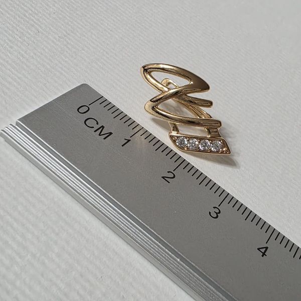 Сережки из медицинского золота с позолотой 3084349407 фото