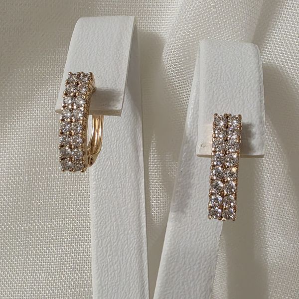 Сережки из медицинского золота с позолотой 3206591021 фото