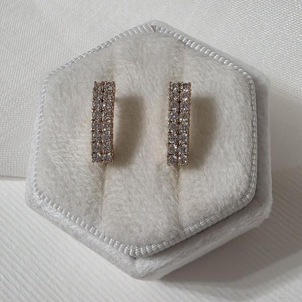 Сережки из медицинского золота с позолотой 3206591021 фото