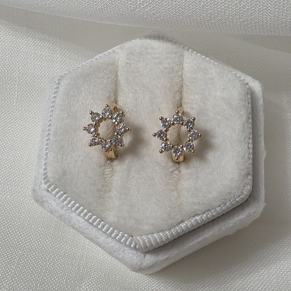 Детские Сережки из медицинского золота с позолотой Солнышко 3132923752 фото