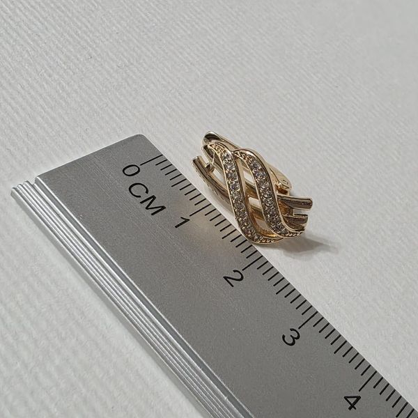 Сережки из медицинского золота с позолотой 3084349974 фото