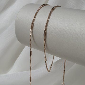Ланцюжок з медичного золота з позолотою 3107302986 фото