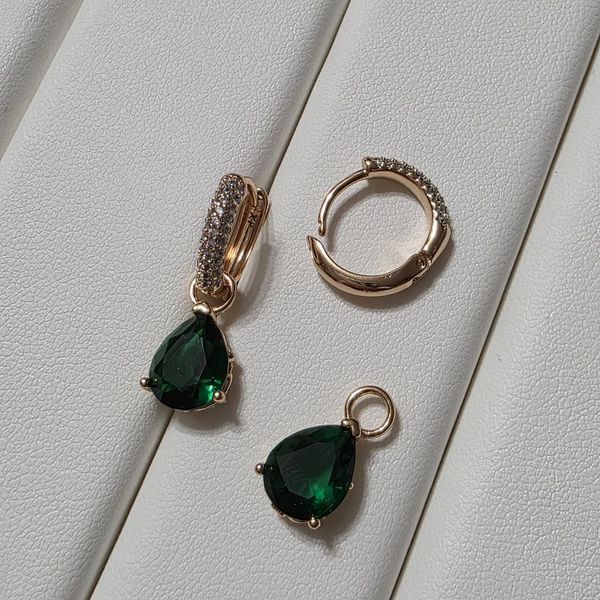 Сережки з медичного золота з позолотою 3085785230 фото
