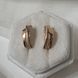 Сережки из медицинского золота с позолотой 3206593126 фото 6