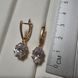 Сережки из медицинского золота с позолотой 3091478652 фото 4