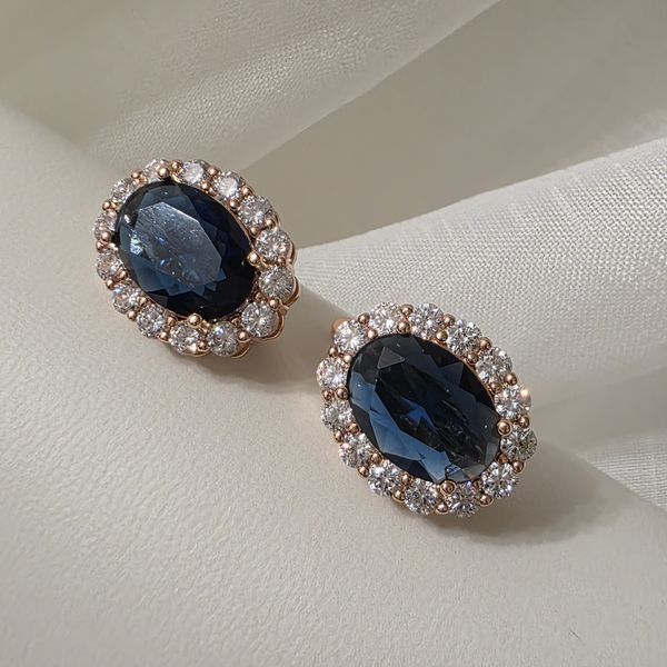 Сережки из медицинского золота с позолотой 3206594185 фото