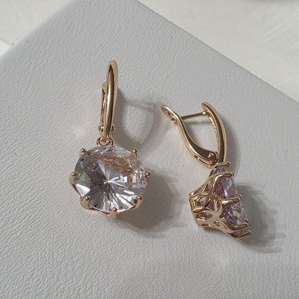 Сережки из медицинского золота с позолотой 3105308321 фото