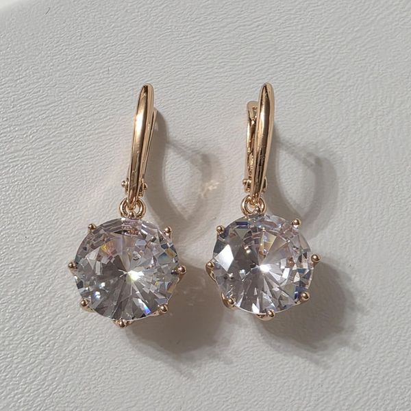 Сережки из медицинского золота с позолотой 3105308321 фото
