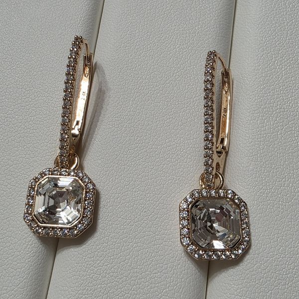 Сережки з медичного золота з позолотою 3086075372 фото