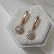 Сережки з медичного золота з позолотою 3206532528 фото 8
