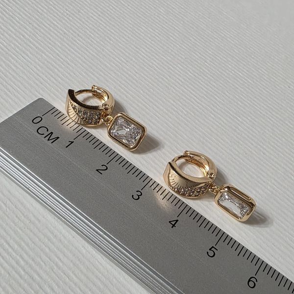 Сережки из медицинского золота с позолотой 3125192793 фото