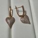 Сережки из медицинского золота с позолотой 3091487269 фото 4