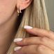 Сережки з медичного золота з позолотою 3107223946 фото 3
